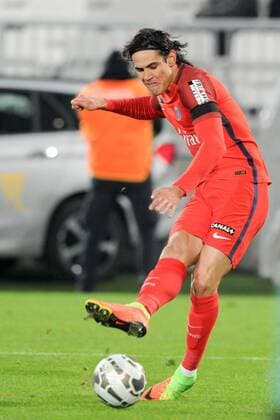 Fußball, Frankreich, Ligapokal, Girondins Bordeaux - Paris St. Germain 09 EDINSON CAVANI (psg) FOOTBALL : Girondins Bordeaux vs. Paris Saint Germain PSG - Coupe de la Ligue - 24 01 2017 FEP Panoramic 