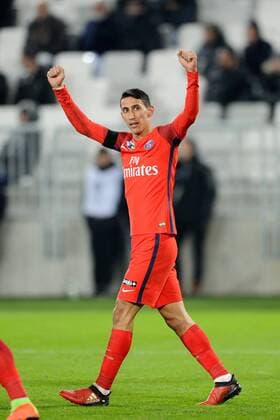 Fußball, Frankreich, Ligapokal, Girondins Bordeaux - Paris St. Germain 11 ANGEL DI MARIA (psg) FOOTBALL : Girondins Bordeaux vs. Paris Saint Germain PSG - Coupe de la Ligue - 24 01 2017 FEP Panoramic 