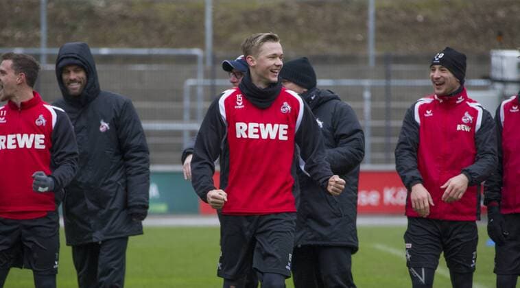 Training 1. FC Köln 1. Fussball Bundesliga Saison 2016 2017 Geißbockheim Koeln Deutschland Datum: 25.01.2017 Birk Risa (1. FC Köln)
