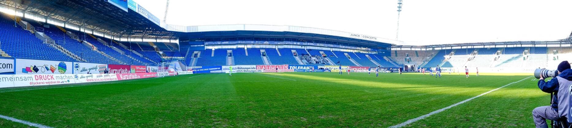 Fußball, Stadiongeschichte FC Hansa Rostock 28.01.2017 - 3.Liga: FC Hansa Rostock vs. Jahn Regensburg - Das Spiel findet unter Ausschluss der Zuschauer statt Rostock Copyright: xEibner-Pressefotox EP_abg