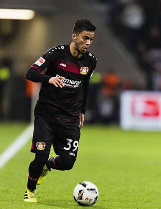 Leverkusen, 28.01.2017 Benjamin Henrichs (Leverkusen) Bayer Leverkusen - Borussia Mönchengladbach