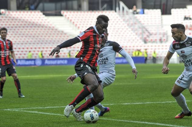 Mario Balotelli (OGC NIce) FOOTBALL : OGC Nice vs EA Guingamp - Ligue 1 - Nice - 29 01 2017 NorbertScanella Panoramic 