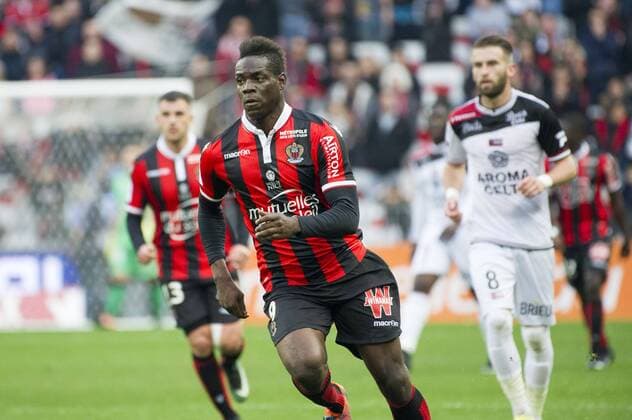 Mario Balotelli (OGC NIce) FOOTBALL : OGC Nice vs EA Guingamp - Ligue 1 - Nice - 29 01 2017 NorbertScanella Panoramic 