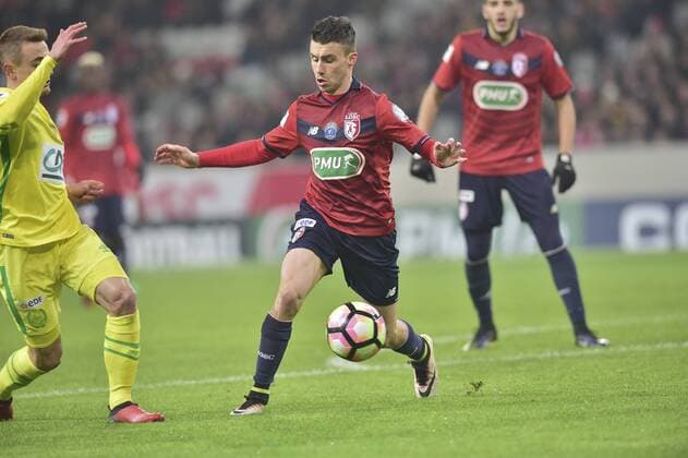 CORCHIA Sebastien (Losc) - Fussball Frankreich, Coupe de France, Lille OSC vs. FC Nantes - 31 01 2017 JBAutissier Panoramic 