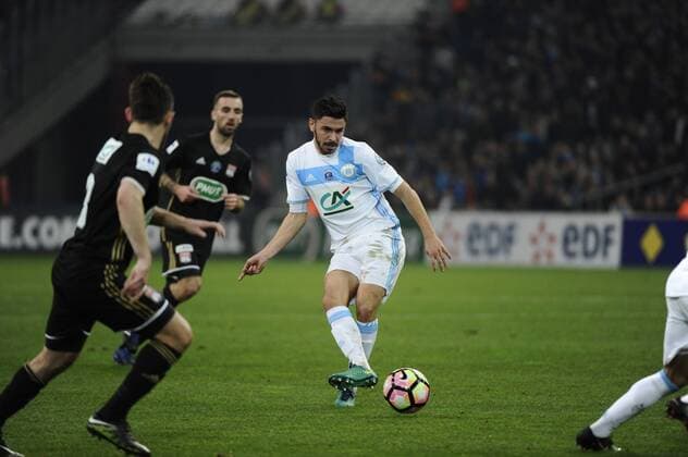 Sanson (OM) - Fussball Frankreich, Coupe de France, Olympique Marseille vs. Olympique Lyon - 31 01 2017 FranckPennant Panoramic 