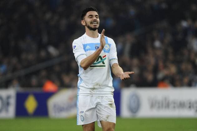 Sanson (OM) - Fussball Frankreich, Coupe de France, Olympique Marseille vs. Olympique Lyon - 31 01 2017 FranckPennant Panoramic 