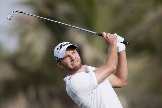 PGA, Dubai Dessert Classic 170202 Maximilian Kieffer, (GER) - Abschlag - Tag 1 - Dubai Dessert Classic - 2 februar 2017 .  Copyright: LUDVIGxTHUNMAN BB170202LT027