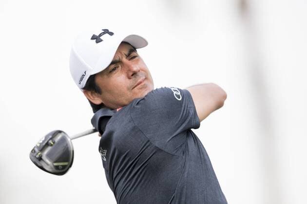 170202 Felipe Aguilar, Chile - Abschlag - Tag 1 - Dubai Dessert Classic - 2 februar 2017 .  Copyright: LUDVIGxTHUNMAN BB170202LT059