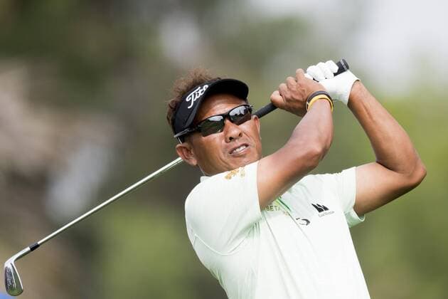 170202 Thongchai Jaidee, Thailand - Abschlag - Tag 1 - Dubai Dessert Classic - 2 februar 2017 .  Copyright: LUDVIGxTHUNMAN BB170202LT113