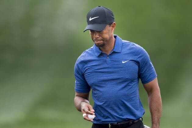 170202 Tiger Woods, USA - Tag 1 - Dubai Dessert Classic - 2 februar 2017 .  Copyright: LUDVIGxTHUNMAN BB170202LT129