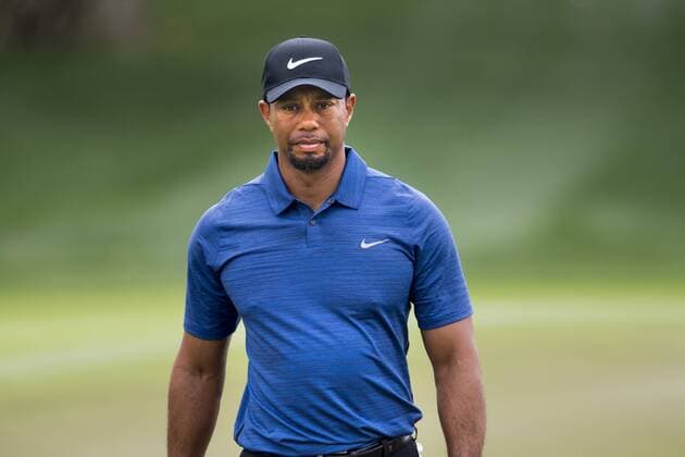 PGA, Dubai Dessert Classic 170202 Tiger Woods, USA - Tag 1 - Dubai Dessert Classic - 2 februar 2017 .  Copyright: LUDVIGxTHUNMAN BB170202LT132