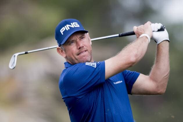 170202 Lee Westwood, England - Abschlag - Tag 1 - Dubai Dessert Classic - 2 februar 2017 .  Copyright: LUDVIGxTHUNMAN BB170202LT151