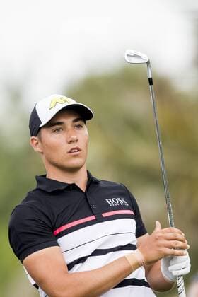 PGA, Dubai Dessert Classic 170202 Dominic Foos, (GER) - Abschlag - Tag 1 - Dubai Dessert Classic - 2 februar 2017 .  Copyright: LUDVIGxTHUNMAN BB170202LT202