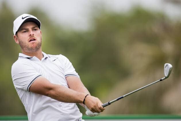 170202 Jordan Smith, England - Abschlag - Tag 1 - Dubai Dessert Classic - 2 februar 2017 .  Copyright: LUDVIGxTHUNMAN BB170202LT215