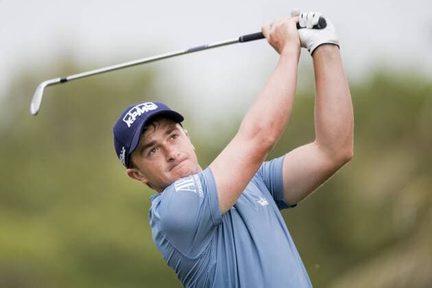 170202 Jamie Donaldson, Wales - Abschlag - Tag 1 - Dubai Dessert Classic - 2 februar 2017 .  Copyright: LUDVIGxTHUNMAN BB170202LT222
