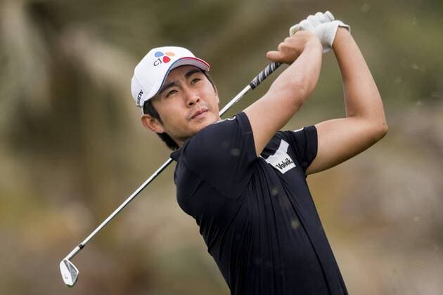170202 Soomin Lee, (Südkorea) - Abschlag - Tag 1 - Dubai Dessert Classic - 2 februar 2017 .  Copyright: LUDVIGxTHUNMAN BB170202LT229