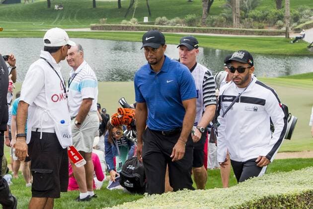 170202 Tiger Woods, USA - Tag 1 - Dubai Dessert Classic - 2 februar 2017 .  Copyright: LUDVIGxTHUNMAN BB170202LT266