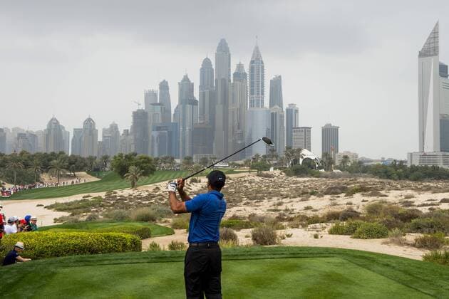 Themen der Woche - SPORT Bilder des Tages - SPORT PGA, Dubai Dessert Classic 170202 Tiger Woods, USA - Abschlag - Tag 1 - Dubai Dessert Classic - 2 februar 2017 .  Copyright: LUDVIGxTHUNMAN BB170202LT267
