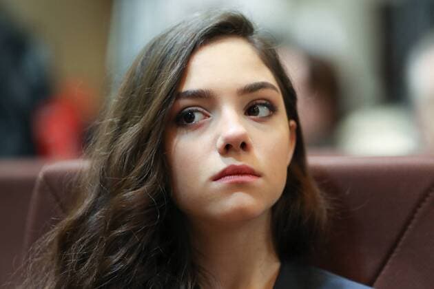 Verleihung Russischer Sportpreis MOSCOW, RUSSIA - FEBRUARY 2, 2017: Figure skating Eiskunstlauf world champion Evgenia Medvedeva attends the 2016 Silver Doe awards ceremony at the Russian Olympic Committee (ROC) building. The award was established by Russia s Federation of Sports Journalists and is presented annually to outstanding sportsmen and coaches. SergeiSavostyanov TASS  TS03FBFD