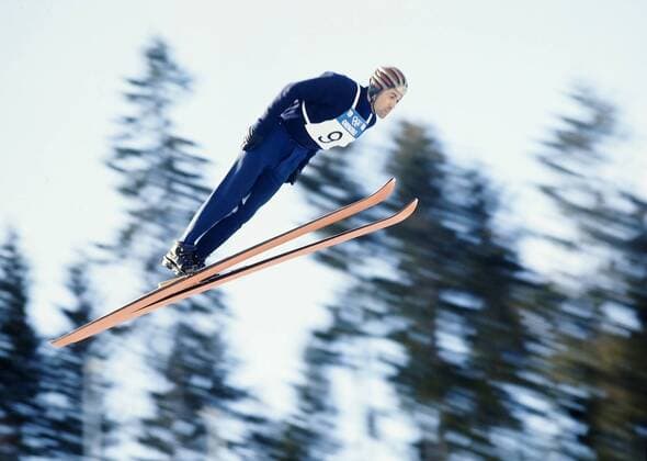 Skispringen SAISON 67 68 Olympische Winterspiele Grenoble 1968 06.-18.02.1968 Roland WEISSPFLOG (DDR) FOTO: WEREK Pressebildagentur xxNOxMODELxRELEASExx
