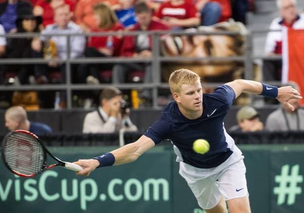 February 3, 2017 - Ottawa, Ontario, Canada - OTTAWA, ON - FEBRUARY 3: Kyle Edmund of Great Britain in action during Davis Cup World Group tie between Canada and Great Britain at TD Place Arena on February 3, 2017 in Ottawa, Ontario, Canada...PHOTO: Tennis: Canada v GB: Davis Cup by BNP Paribas World Group First Round - ZUMAk120 20170203_zap_k120_040 Copyright: xStevexKingsmanx