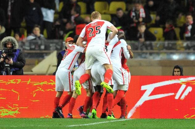 Fussball Frankreich, Ligue 1, AS Monaco vs. OGC Nice - 04 02 2017 FEP Panoramic 