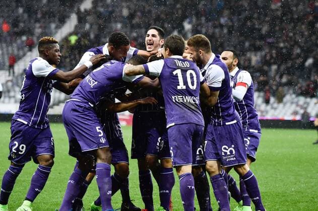 Andy Delort (tfc) - Fussball Frankreich, Ligue 1, Toulouse FC vs. Angers SCO - 05 02 2017 ThierryBreton Panoramic 