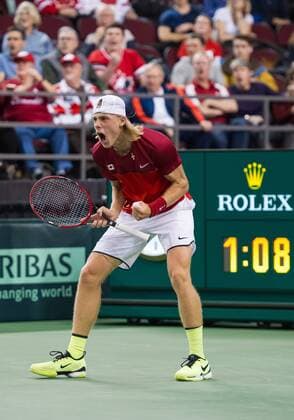 February 5, 2017 - Ottawa, Ontario, Canada - OTTAWA, ON - FEBRUARY 5: Denis Shapovalov of Canada in action during his singles Davis Cup World Group tie between Canada and Great Britain at TD Place Arena on February 5, 2017 in Ottawa, Ontario, Canada. Tennis: Canada v GB: Davis Cup by BNP Paribas World Group First Round - ZUMAk120 20170205_zap_k120_051 Copyright: xStevexKingsmanx