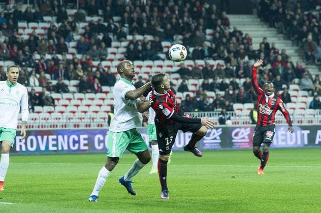 Fußball, OGC Nizza - AS St. Etienne Valentin Eysseric (OGC Nice) FOOTBALL : OGC Nice vs Saint Etienne - Ligue 1 - 08 02 2017 NorbertScanella 