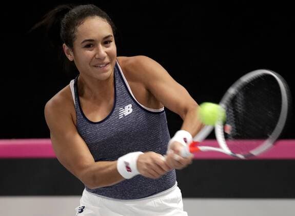 TENNIS - ITF, Fed Cup TALLINN,ESTONIA,09.FEB.17 - TENNIS - ITF, Fed Cup, Europe Africa Zone II, Group 1. Image shows Heather Watson (GBR). GEPAxpictures xWalterxLuger