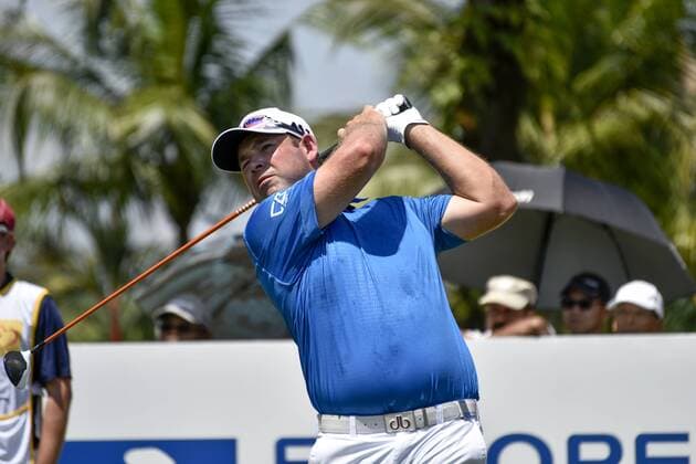 February 9, 2017 - Kuala Lumpur, MALAYSIA - Justin WALTERS of South Africa plays a shot during Day One of the Maybank Championship Malaysia at Saujana Golf Club on February 9, 2017 in Kuala Lumpur, Malaysia. 2017 Maybank Championship Malaysia - Day One - ZUMAj91_ 77169420st Copyright: xChrisxJungx