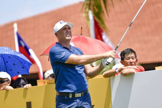 February 9, 2017 - Kuala Lumpur, MALAYSIA - Graeme STORM of England plays a shot during Day One of the Maybank Championship Malaysia at Saujana Golf Club on February 9, 2017 in Kuala Lumpur, Malaysia. 2017 Maybank Championship Malaysia - Day One - ZUMAj91_ 77169756st Copyright: xChrisxJungx