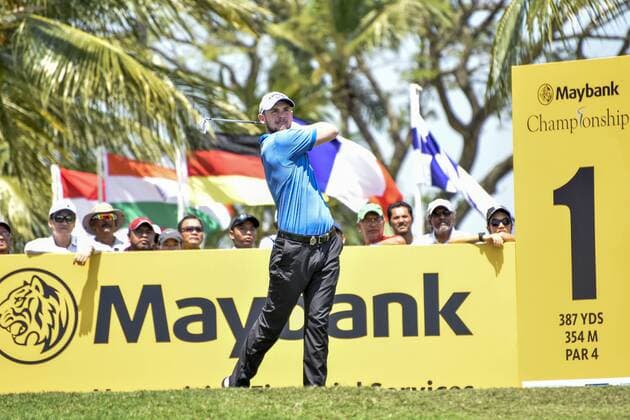 February 9, 2017 - Kuala Lumpur, MALAYSIA - Todd SINNOTT of Australia plays a shot during Day One of the Maybank Championship Malaysia at Saujana Golf Club on February 9, 2017 in Kuala Lumpur, Malaysia. 2017 Maybank Championship Malaysia - Day One - ZUMAj91_ 77170124st Copyright: xChrisxJungx