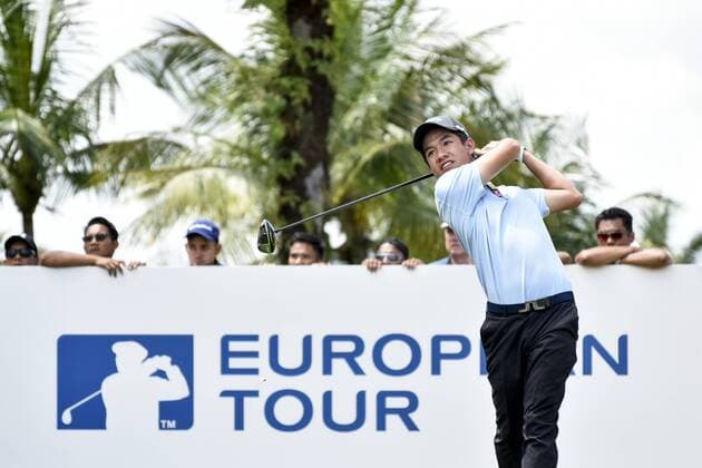 February 9, 2017 - Kuala Lumpur, MALAYSIA - KJ LOW of Malaysia plays a shot during Day One of the Maybank Championship Malaysia at Saujana Golf Club on February 9, 2017 in Kuala Lumpur, Malaysia. 2017 Maybank Championship Malaysia - Day One - ZUMAj91_ 77182914st Copyright: xChrisxJungx