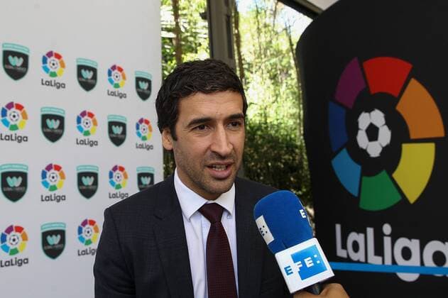 Spanish former soccer player Raul Gonzalez talks to Efe after a press conference PK Pressekonferenz to present the Spanish Liga representatives office in Mexico City, Mexico, 9 February 2017. Raul praised the ambition of Portuguese Real Madrid player Cristiano Ronaldo and expressed his joy for having Argentinian Lionel Messi at the Spanish Liga. OPENING OF THE SPANISH LEAGUE S OFFICE IN MEXICO !ACHTUNG: NUR REDAKTIONELLE NUTZUNG!  Copyright: xAlexxCruzx MEX001 20170209-636222793261431659