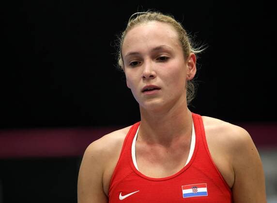 TENNIS - ITF, Fed Cup TALLINN,ESTONIA,11.FEB.17 - TENNIS - ITF, Fed Cup, Europe Africa Zone II, Group 1. Image shows Donna Vekic (CRO). GEPAxpictures xWalterxLuger