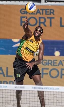 FIVB World Tour 2017 - Fort Lauderdale Major - 11.02.2017 Evandro Goncalves Oliveira Junior (BRA); FIVB World Tour 2017 - Fort Lauderdale Major - 11.02.2017 am 11.02.2017, Beach Park Fort Lauderdale, Florida, USA. xPWx