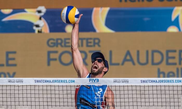 FIVB World Tour 2017 - Fort Lauderdale Major - 11.02.2017 Nicholas Lucena (USA); FIVB World Tour 2017 - Fort Lauderdale Major - 11.02.2017 am 11.02.2017, Beach Park Fort Lauderdale, Florida, USA. xPWx