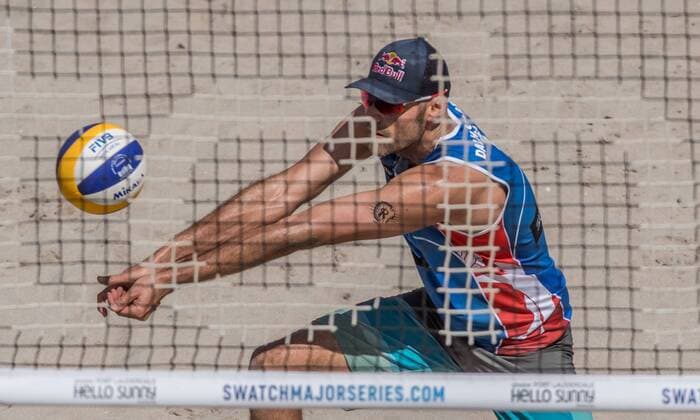 FIVB World Tour 2017 - Fort Lauderdale Major - 11.02.2017 Philip Dalhausser (USA); FIVB World Tour 2017 - Fort Lauderdale Major - 11.02.2017 am 11.02.2017, Beach Park Fort Lauderdale, Florida, USA. xPWx