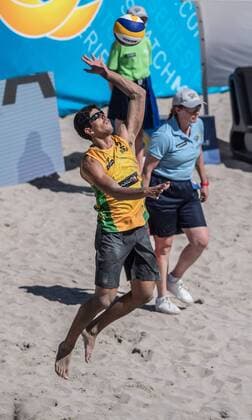 FIVB World Tour 2017 - Fort Lauderdale Major - 11.02.2017 Alvaro Morais Filho (BRA); FIVB World Tour 2017 - Fort Lauderdale Major - 11.02.2017 am 11.02.2017, Beach Park Fort Lauderdale, Florida, USA. xPWx