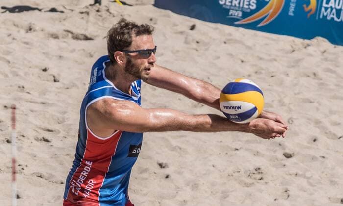 FIVB World Tour 2017 - Fort Lauderdale Major - 11.02.2017 Ryan Doherty (USA); FIVB World Tour 2017 - Fort Lauderdale Major - 11.02.2017 am 11.02.2017, Beach Park Fort Lauderdale, Florida, USA. xPWx