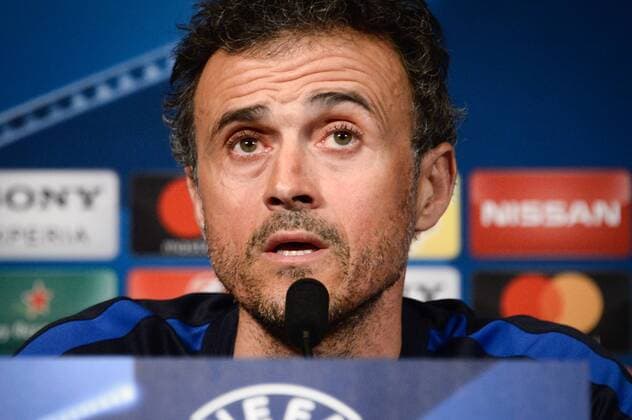Trainer Luis Enrique (FC Barcelona) FOOTBALL : Conference de presse Barcelona - Paris - 13 02 2017 FedericoPestellini PANORAMIC 