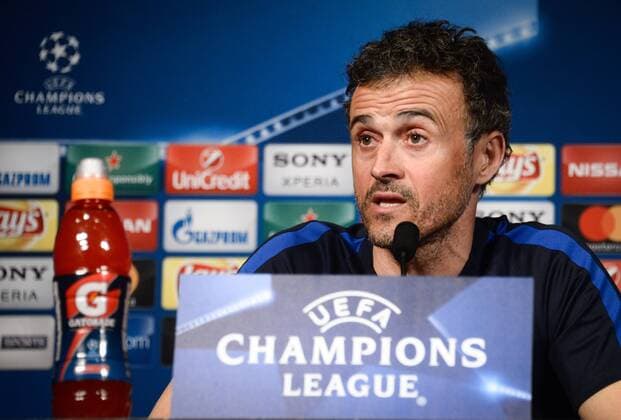 Trainer Luis Enrique (FC Barcelona) FOOTBALL : Conference de presse Barcelona - Paris - 13 02 2017 FedericoPestellini PANORAMIC 