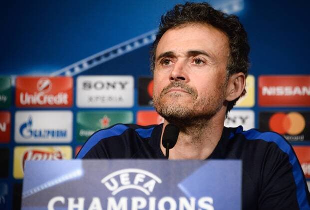 Trainer Luis Enrique (FC Barcelona) FOOTBALL : Conference de presse Barcelona - Paris - 13 02 2017 FedericoPestellini PANORAMIC 