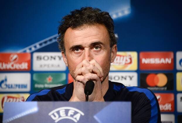 Trainer Luis Enrique (FC Barcelona) FOOTBALL : Conference de presse Barcelona - Paris - 13 02 2017 FedericoPestellini PANORAMIC 