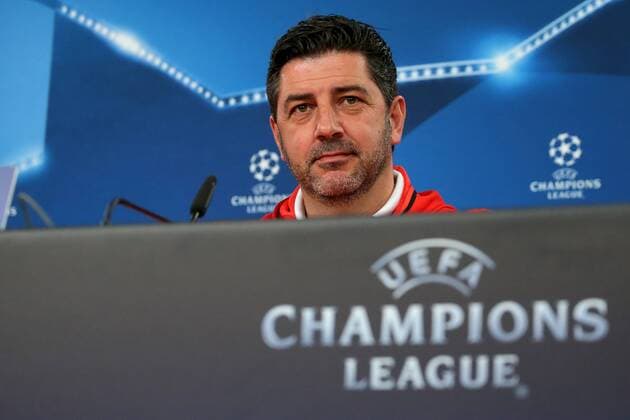 Trainer Rui Vitoria ( Benfica Lissabon ), Pressekonferenz, Benfica Lissabon - Borussia Dortmund, UEFA Champions League, Achtelfinale, Fussball, 13.02.2017, Lissabon Copyright: xLangerx xEibner-Pressefotox EP_HLR