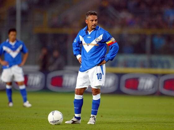IPP20040202 Football - soccer: Serie A, Brescia stagione 2004 - 2005, roberto baggio (Hinweis: Verwendung nur in Deutschland - only Germany) xHOCHxZWEIx xItalyxPhotoxPressx 