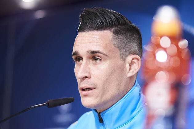 Napoles es forward Jose Callejon during the press conference PK Pressekonferenz before Champions League Match between Real Madrid and Napoles at Santiago Bernabeu Stadium in Spain. February 14, 2017.  (2017021444)