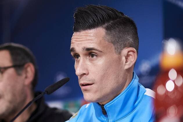 Napoles es forward Jose Callejon during the press conference PK Pressekonferenz before Champions League Match between Real Madrid and Napoles at Santiago Bernabeu Stadium in Spain. February 14, 2017.  (2017021440)