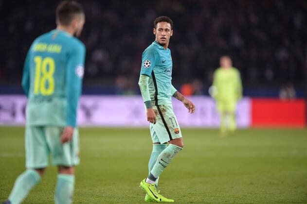 Fußball, CL, Paris St. Germain - FC Barcelona 11 Neymar (bar) - DECEPTION FOOTBALL : Paris SG vs Barcelona - Champions League - 14 02 2017 AnthonyBIBARD FEP 